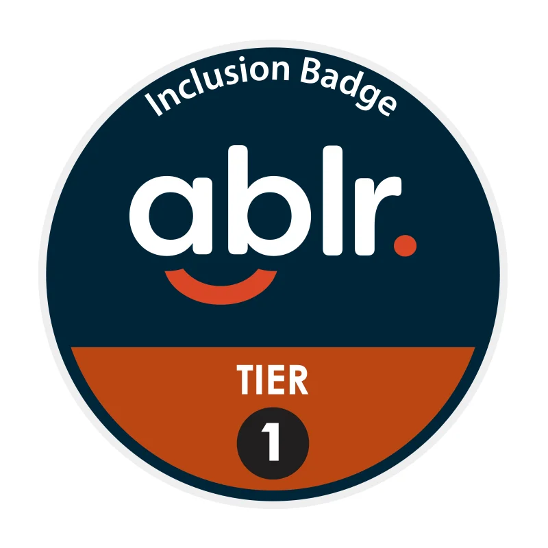 Ablr Accessibility Audit Badge - external link