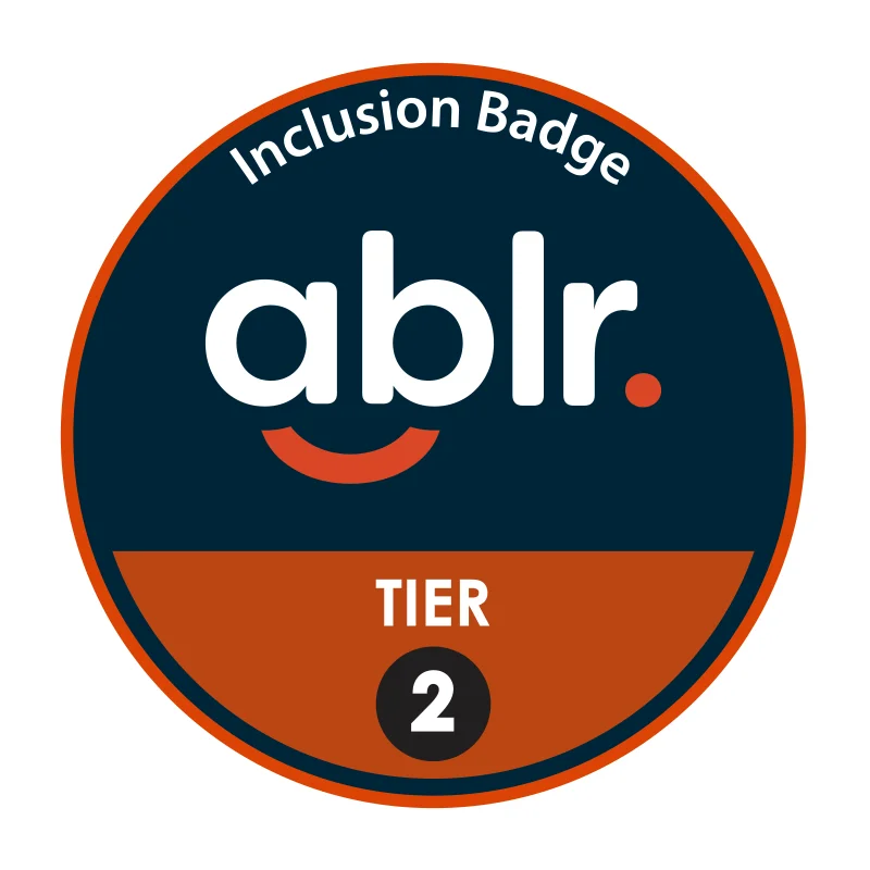 Ablr Accessibility Conformance Report Badge - external link