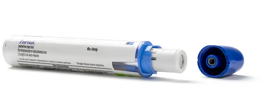 ZURNAI auto-injector without the cap